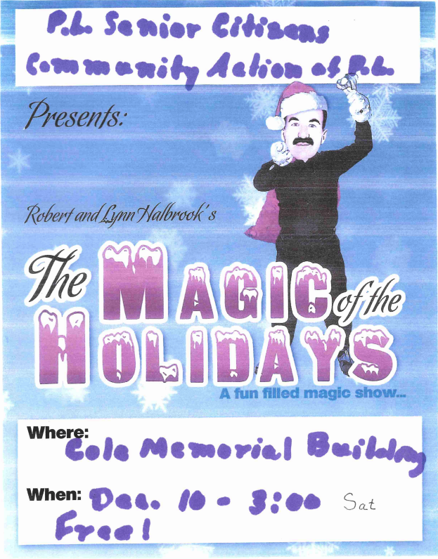 The Magic of the Holidays Magic Show